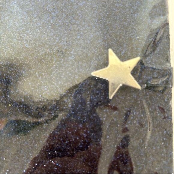 BLUE GLITTER HARDBOUND JOURNAL NWT - Picture 3 of 9